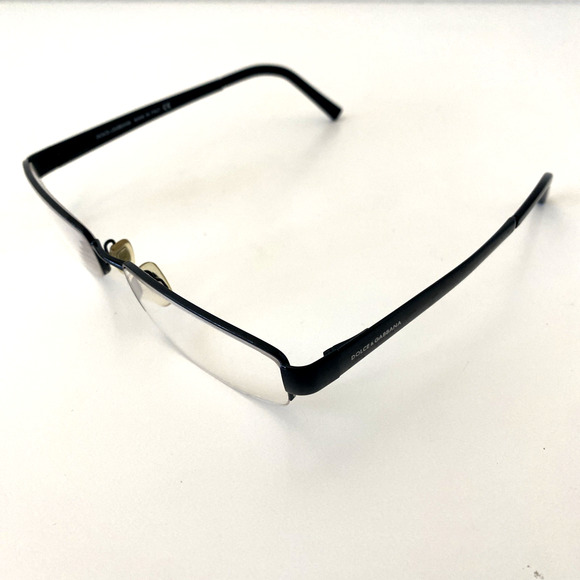 Dolce & Gabbana Eyeglasses Rectangular Half Rim Black DG 1110 01 52 17 135 main image 6